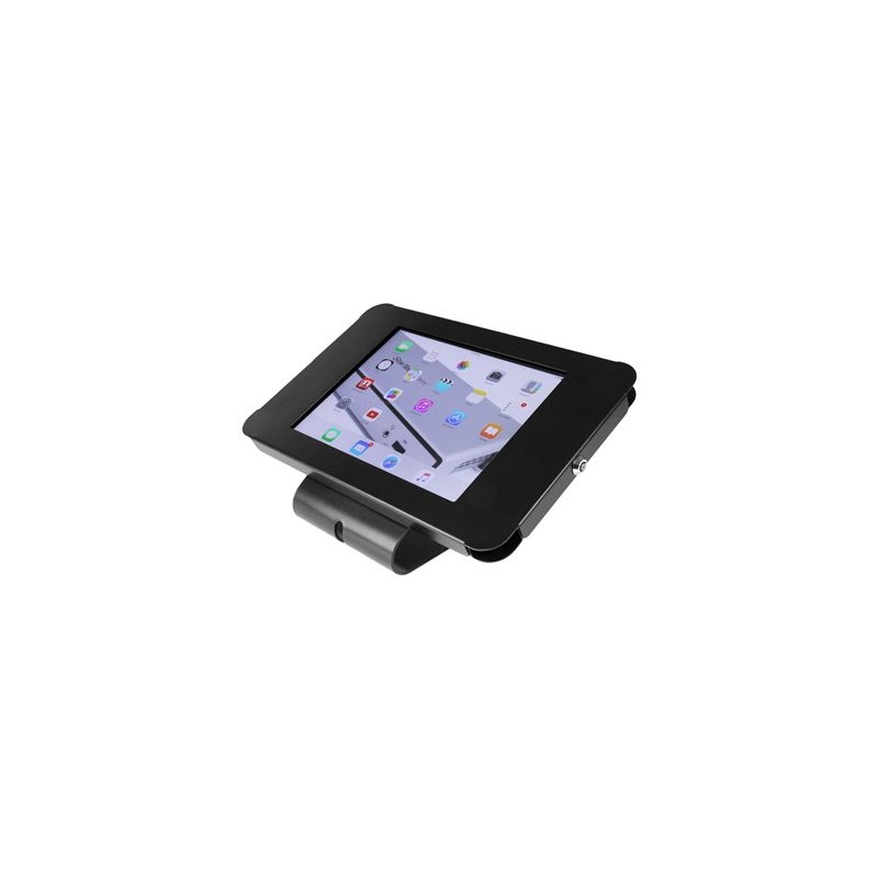 StarTech.com Secure Tablet Enclosure Stand- Lockable Anti Theft Steel Desk or Wall Mount for 9.7" iPad / Tablet - VESA