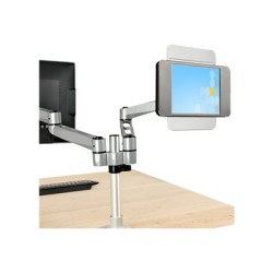 StarTech.com Secure Tablet Stand, Anti Theft Universal Tablet Holder for Tablets up to 10.5", Lockable Tablet Stand for Desk/