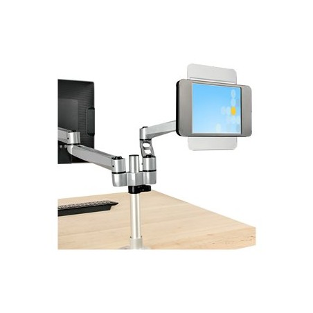 StarTech.com Secure Tablet Stand, Anti Theft Universal Tablet Holder for Tablets up to 10.5", Lockable Tablet Stand for Desk/