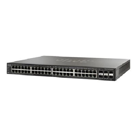 Cisco Small Business SG350X-48PV - Prepínac - rízený - 40 x 10/100/1000 (PoE+) + 8 x 100/1000/2.5G/5G (PoE+) + 2 x combo 10