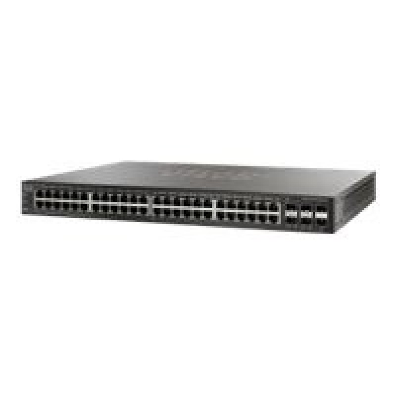 Cisco Small Business SG500X-48 - Přepínač - L3 - řízený - 48 x 10/100/1000 + 4 x 10 Gigabit SFP+ - Lze montovat do rozvaděče