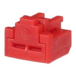 Panduit Jack Module Blockout Device - Záslepka konektorů RJ - červená