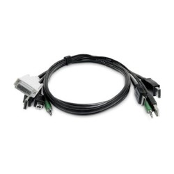 StarTech.com - Kabel adaptéru - kompatibilní s TAA - USB typ B, DisplayPort, DVI-D, audio jack 3,5 mm do USB, HDMI