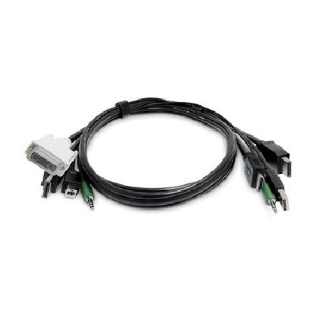 StarTech.com - Kabel adaptéru - kompatibilní s TAA - USB typ B, DisplayPort, DVI-D, audio jack 3,5 mm do USB, HDMI