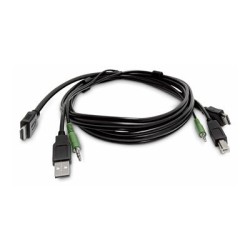 StarTech.com - Kabel adaptéru - kompatibilní s TAA - HDMI, USB typ A, audio jack 3,5 mm s piny (male) do HDMI, U… SKHDMMKVM10TAA