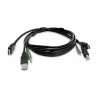 StarTech.com - Kabel adaptéru - kompatibilní s TAA - HDMI, USB typ A, audio jack 3,5 mm s piny (male) do HDMI, U… SKHDMMKVM10TAA