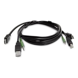 StarTech.com - Kabel adaptéru - HDMI, USB typ A, audio jack 3,5 mm s piny (male) do HDMI, USB Type B, audio jack 3,5 mm s piny