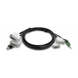 StarTech.com - Kabel klávesnice / videa / myši (KVM) - kompatibilní s TAA - USB typ A, DVI, audio jack 3,5 mm (M) do USB Type