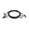 StarTech.com - Kabel klávesnice / videa / myši (KVM) - kompatibilní s TAA - USB typ A, DVI, audio jack 3,5 mm (… SK2DVMMKVM06TAA
