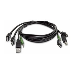 StarTech.com - Kabel adaptéru - kompatibilní s TAA - HDMI, USB typ A, audio jack 3,5 mm s piny (male) do HDMI,… SK2HDMMKVM06TAA