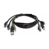 StarTech.com - Kabel adaptéru - kompatibilní s TAA - HDMI, USB typ A, audio jack 3,5 mm s piny (male) do HDMI,… SK2HDMMKVM06TAA