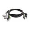 StarTech.com - Kabel adaptéru - kompatibilní s TAA - USB typ A, DVI, audio jack 3,5 mm s piny (male) do HDMI, USB Type B, audio