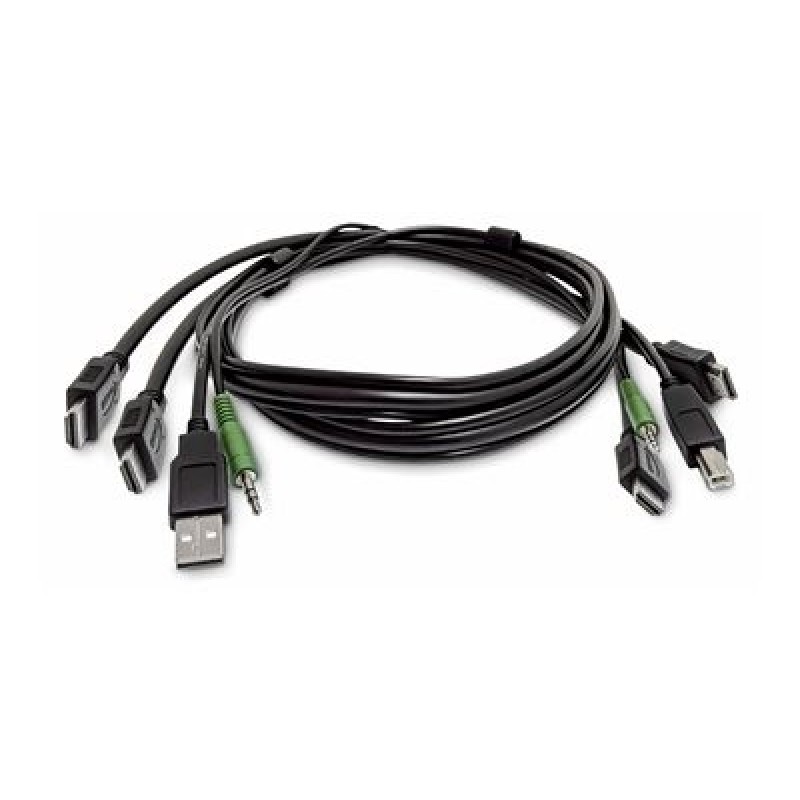 StarTech.com - Kabel adaptéru - kompatibilní s TAA - HDMI, USB typ A, audio jack 3,5 mm s piny (male) do HDMI,… SK2HDMMKVM10TAA