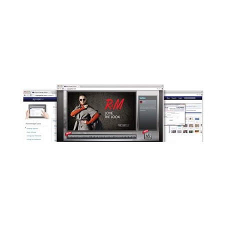 Signagelive Standard - Licence na predplatné (5 let) - 1 player - hostovaná aplikace - množství - 1-9 licencí