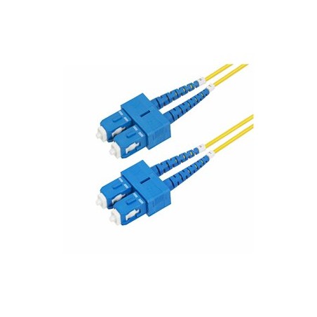 StarTech.com 1m (3.3ft) SC to SC (UPC) OS2 Single Mode Duplex Fiber Optic Cable, 9/125?m, Laser Optimized, 40G/100G Zipcord