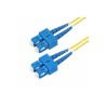 StarTech.com 5m (16.4ft) SC to SC (UPC) OS2 Single Mode Duplex Fiber Optic Cable, 9/125?m, Laser Optimized, 40G/100G Zipcord