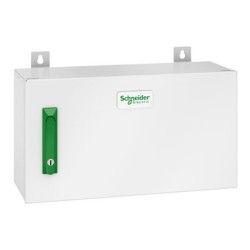 Schneider Electric - UPS backfeed box - třífázový výkonový stykač 95 A, spodní připojení - montáž na stěnu - bílá, RAL 9003