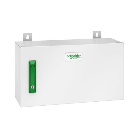 Schneider Electric - UPS backfeed box - třífázový výkonový stykač 95 A, spodní připojení - montáž na stěnu - bílá, RAL 9003