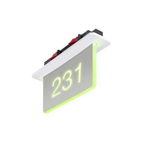 Crestron SSC-100-EL - Bez rytiny - cedule volné zasedací místnosti - kabelové - šedá