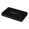 StarTech.com HDMI Splitter 1 In 2 Out - 4k 30Hz - 2 Port - Aluminum - HDMI Multi Port - HDMI Audio Splitter (ST122HD4K)