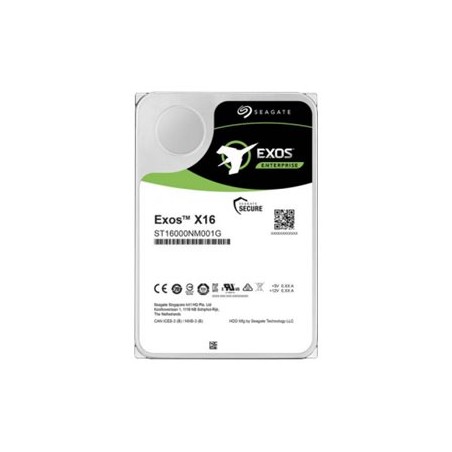 Seagate Exos X16 ST14000NM004G - Pevný disk - šifrovaný - 14 TB - interní - SAS 12Gb/s - 7200 ot/min. - vyrovnávací paměť: 256