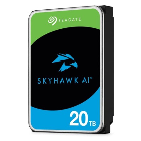 Seagate SkyHawk AI ST20000VE002 - Pevný disk - 20 TB - interní - 3.5" - SATA 6Gb/s - vyrovnávací paměť: 256 MB - s 3 roky