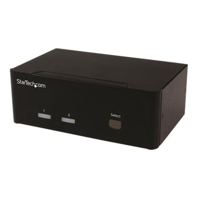 StarTech.com 2 Port VGA KVM Switch - Dual VGA - Hot-key & Audio Support - 1920x1200 KVM Switch - KVM Video Switch