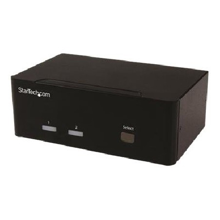 StarTech.com 2 Port VGA KVM Switch - Dual VGA - Hot-key & Audio Support - 1920x1200 KVM Switch - KVM Video Switch