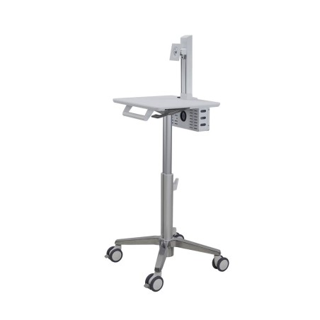 Ergotron StyleView Lean WOW SV10 - Vozík - lehký provoz - pro LCD displej / PC vybavení - zdravotní - bílá, hliník - velikost