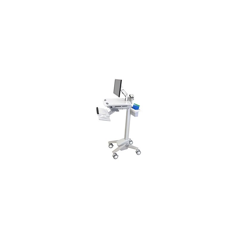 Ergotron StyleView - Vozík - pro LCD displej / PC vybavení - zdravotní - plast, hliník, pozinkovaná ocel - šedá, bílá… SV4162000