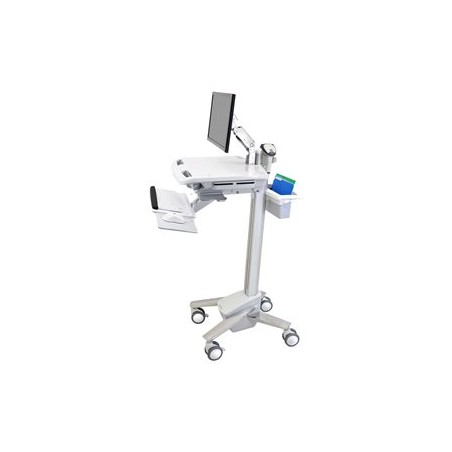 Ergotron StyleView - Vozík - pro LCD displej / PC vybavení - zdravotní - plast, hliník, pozinkovaná ocel - šedá, bílá… SV4162000