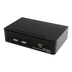 StarTech.com 2 Port DVI USB KVM Switch with Audio and USB 2.0 Hub (SV231DVIUA) - Prepínac KVM / audio / USB - 2 x KVM / zvuk /