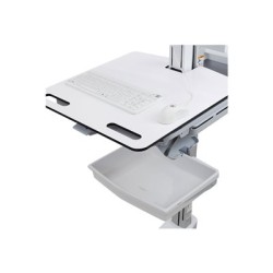 Ergotron StyleView Cart - Sliding Worksurface - Vozík - pro LCD displej / PC vybavení - zdravotní - hliník, pozinkovaná ocel