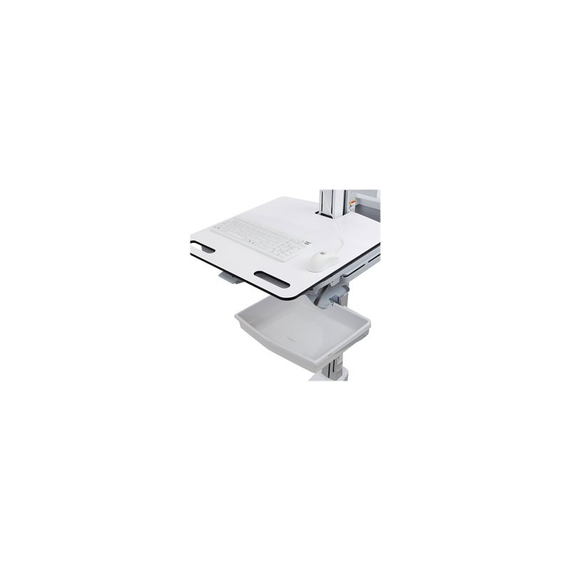 Ergotron StyleView Cart - Sliding Worksurface - Vozík - pro LCD displej / PC vybavení - zdravotní - hliník, pozinkovaná ocel