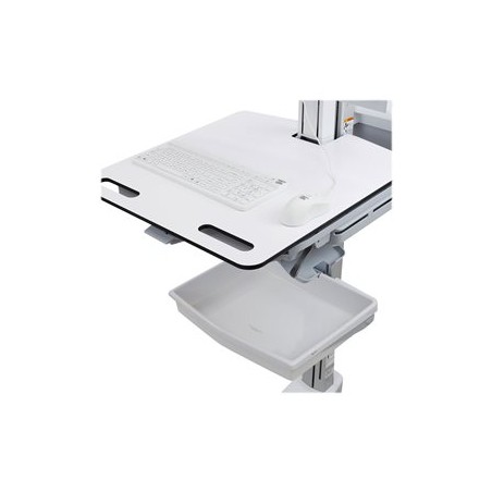 Ergotron StyleView Cart - Sliding Worksurface - Vozík - pro LCD displej / PC vybavení - zdravotní - hliník, pozinkovaná ocel