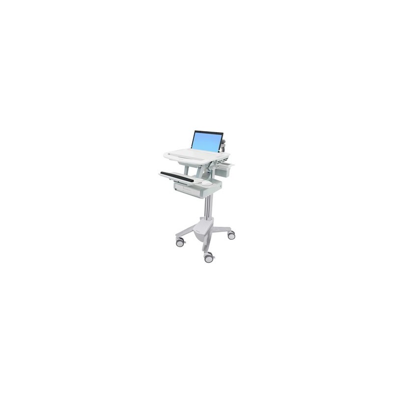 Ergotron StyleView - Vozík - otevřená architektura - pro notebook / PC vybavení - zdravotní - plast, hliník, pozinkov… SV4311100