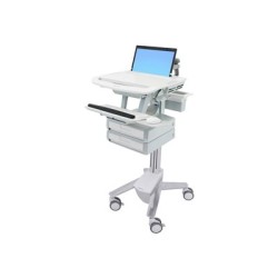 Ergotron StyleView - Vozík - otevřená architektura - pro notebook / PC vybavení - zdravotní - plast, hliník, pozinkov… SV4311200