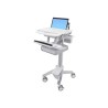 Ergotron StyleView Laptop Cart, 2 Drawers - Vozík - otevřená architektura - pro notebook / PC vybavení - hliník, pozinkovaná