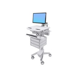 Ergotron StyleView Cart with LCD Arm, 3 Drawers - Vozík - otevřená architektura - pro LCD displej / PC vybavení - plast