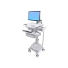 Ergotron StyleView Cart with LCD Arm, LiFe Powered, 2 Drawers - Vozík - otevřená architektura - pro LCD displej / PC vybavení