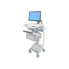 Ergotron StyleView Cart with LCD Arm, LiFe Powered, 1 Tall Drawer - Vozík - pro LCD displej / PC vybavení - uzamykatelný