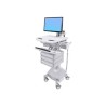 Ergotron StyleView Cart with LCD Arm, LiFe Powered, 3 Drawers - Vozík - otevřená architektura - pro LCD displej / PC vybavení