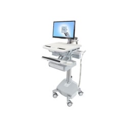 Ergotron StyleView - Vozík (pouze nabíjení) - otevřená architektura - pro LCD displej / PC vybavení - zdravotní - hliník