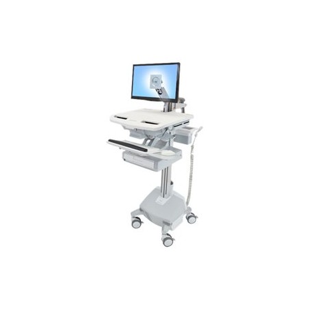 Ergotron StyleView - Vozík (pouze nabíjení) - otevřená architektura - pro LCD displej / PC vybavení - zdravotní - hliník