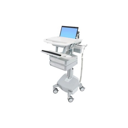 Ergotron StyleView - Vozík - otevřená architektura - pro notebook / klávesnice / myš - zdravotní - hliník, pozinkovaná ocel