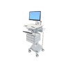 Ergotron StyleView - Vozík - otevřená architektura - pro LCD displej / PC vybavení - zdravotní - plast, hliník, pozinkovaná