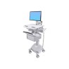 Ergotron StyleView Cart with LCD Pivot, LiFe Powered, 2 Tall Drawers - Vozík - otevřená architektura - pro LCD displej / PC