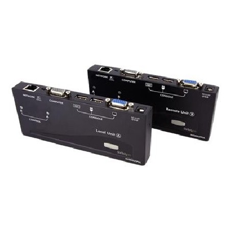 StarTech.com Long Range 1000 ft USB VGA KVM Over CAT5/5e CAT6 UTP Extender - KVM Console Over Ethernet for multiple