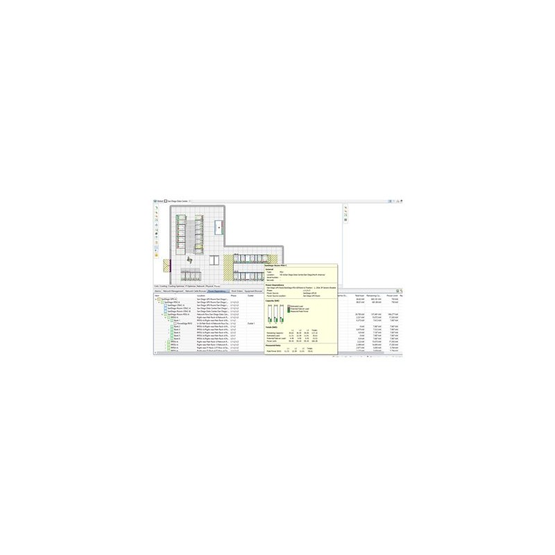 EcoStruxure IT Advisor Capacity Module On-Premises - Licence na predplatné (1 rok) - 10 regálu