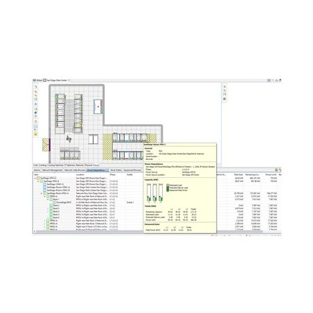EcoStruxure IT Advisor Capacity Module On-Premises - Licence na predplatné (1 rok) - 10 regálu